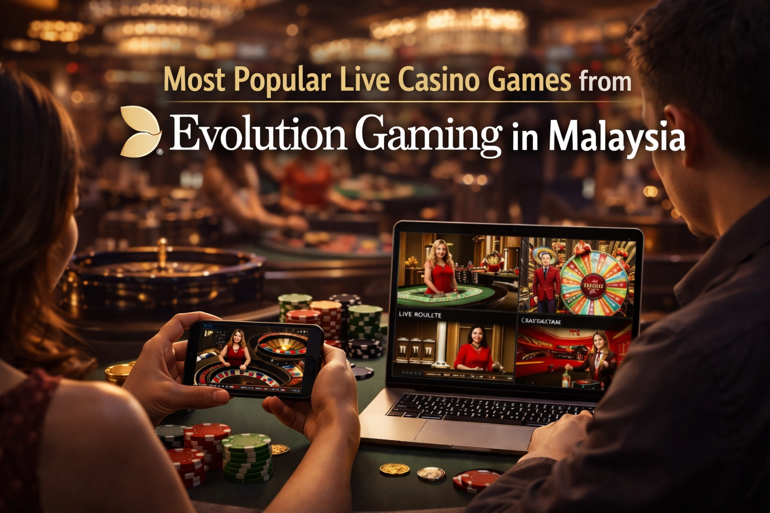 Most Popular Live Casino Games from Evolution Gaming in Malaysia