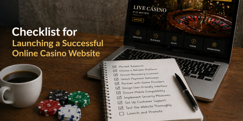 Checklist for Launching a Successful Online Casino Website