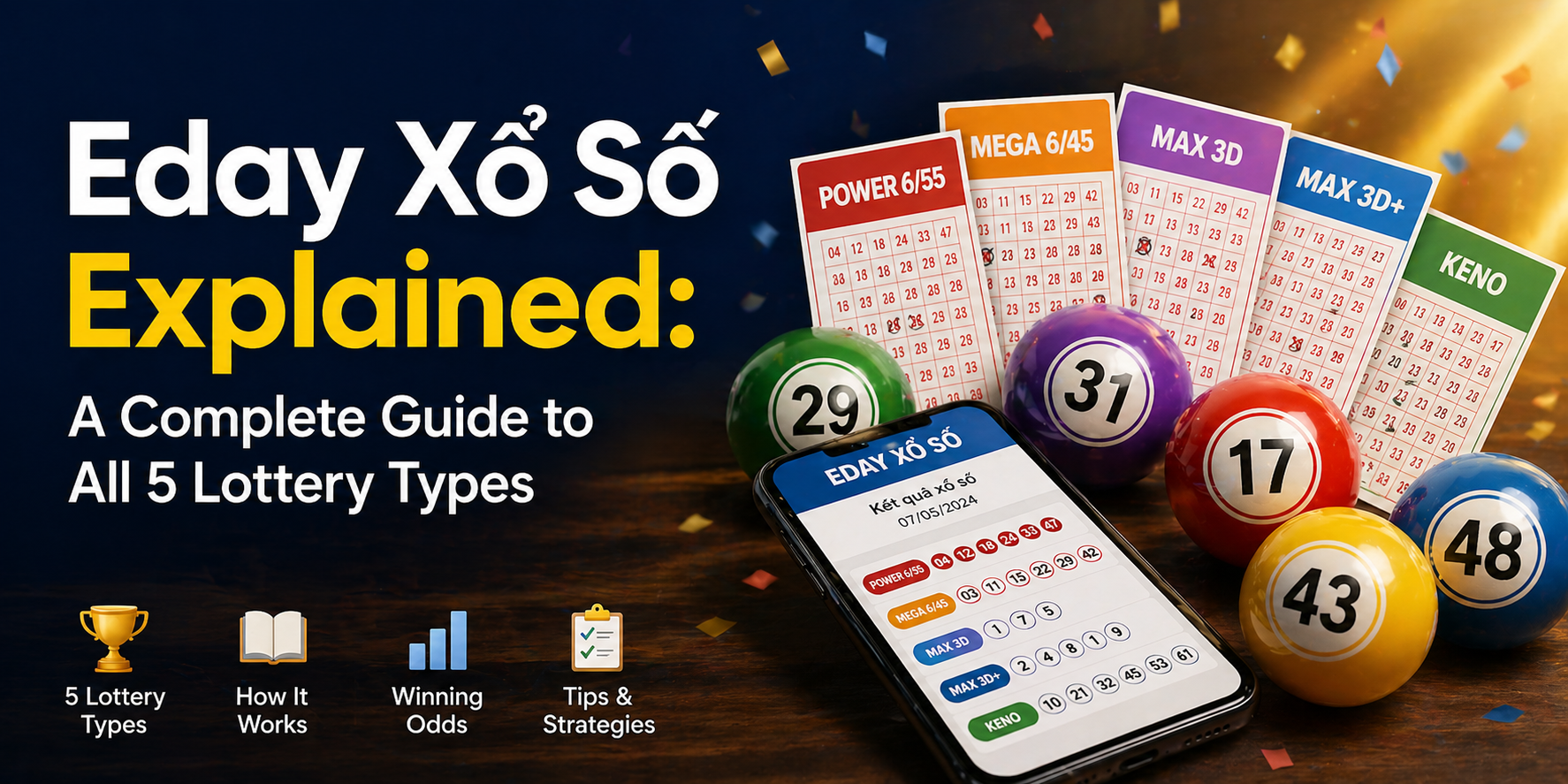 Eday Xổ Số Explained: A Complete Guide to All 5 Lottery Types
