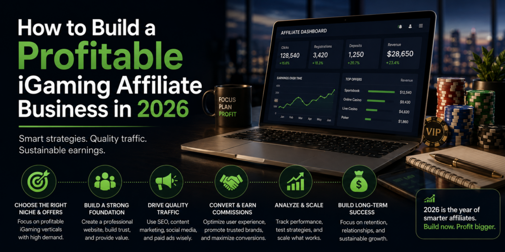 How to Build a Profitable iGaming Affiliate Business in 2026
