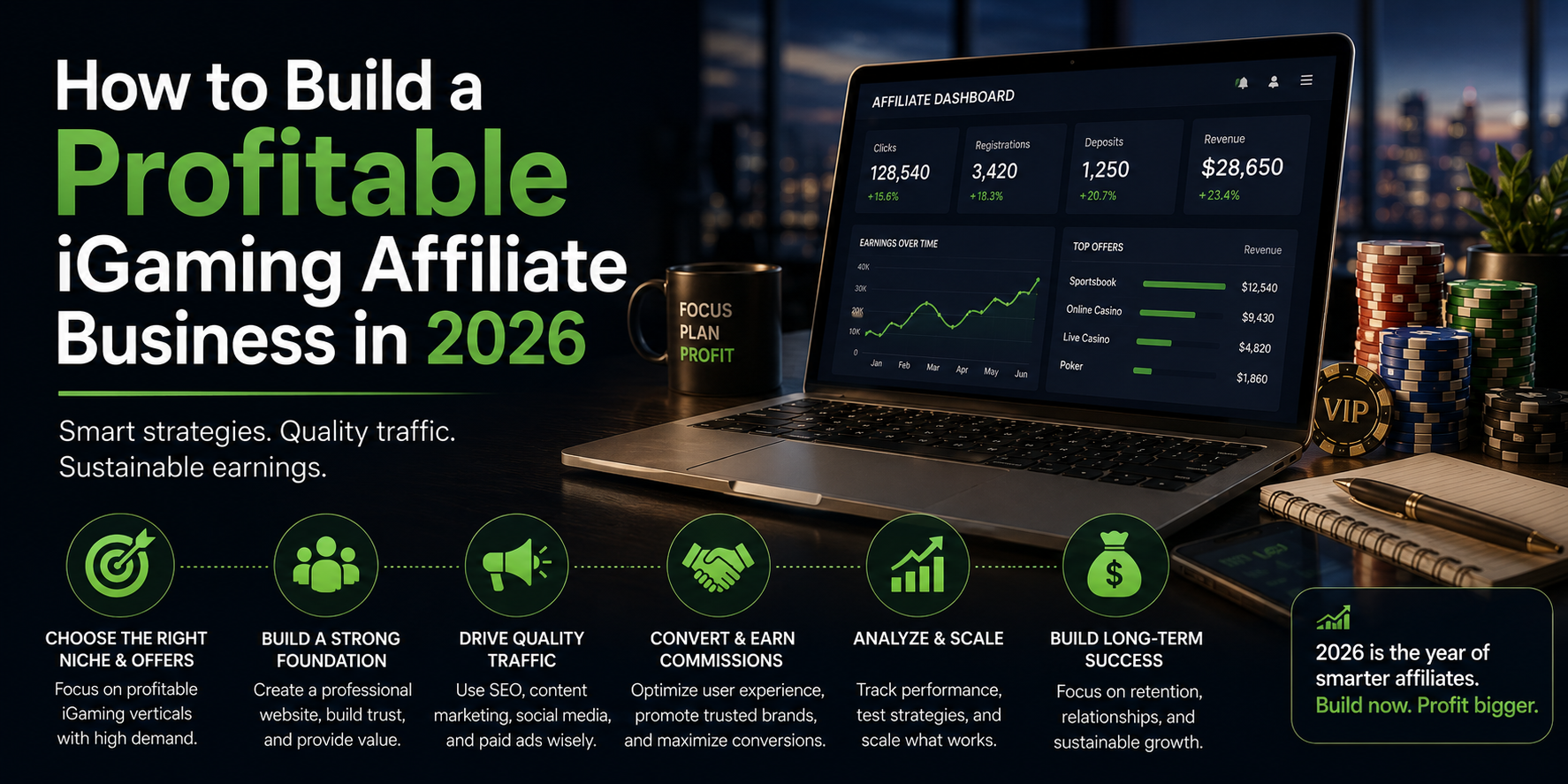How to Build a Profitable iGaming Affiliate Business in 2026