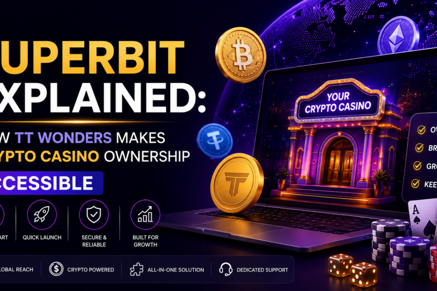 Superbit Explained: How TT Wonders Makes Crypto Casino Ownership Accessible