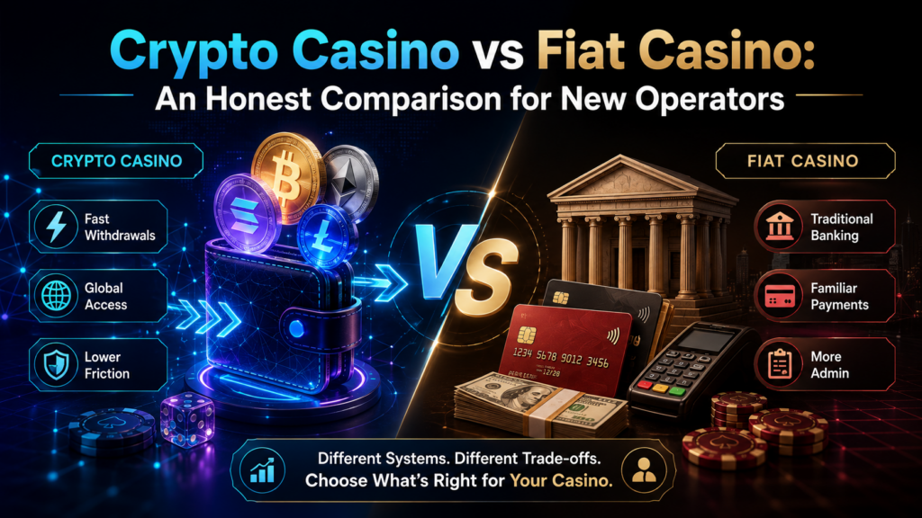 Crypto Casino vs Fiat Casino: An Honest Comparison for New Operators