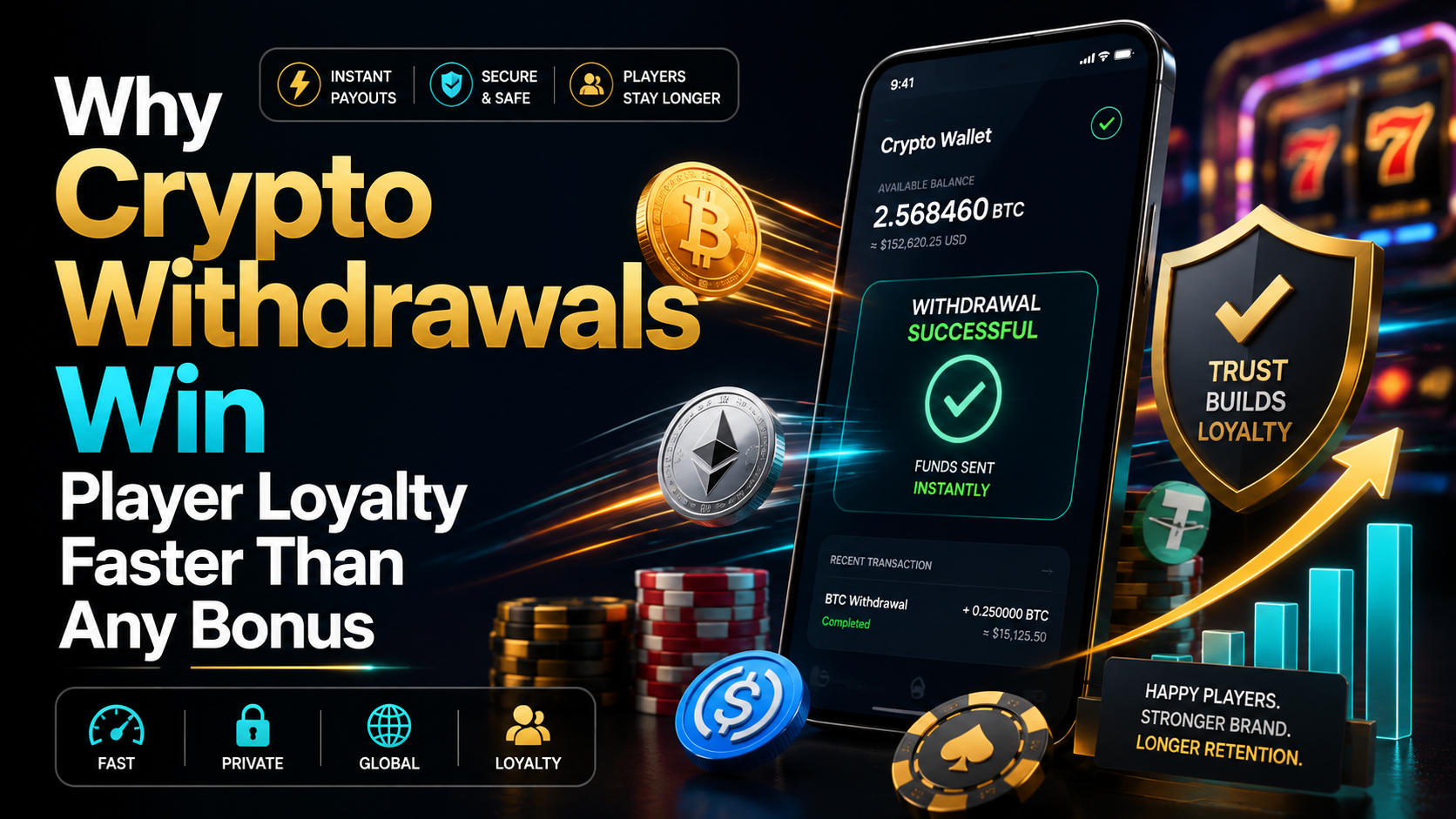 Why Crypto Withdrawals Win Player Loyalty Faster Than Any Bonus