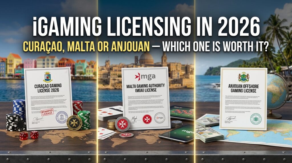 iGaming Licensing in 2026 Curaçao, Malta or Anjouan — Which One Is Worth It